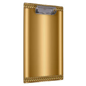 Porte-bloc Plaque de chaîne en bronze doré Ajouter le nom de (Swatch)