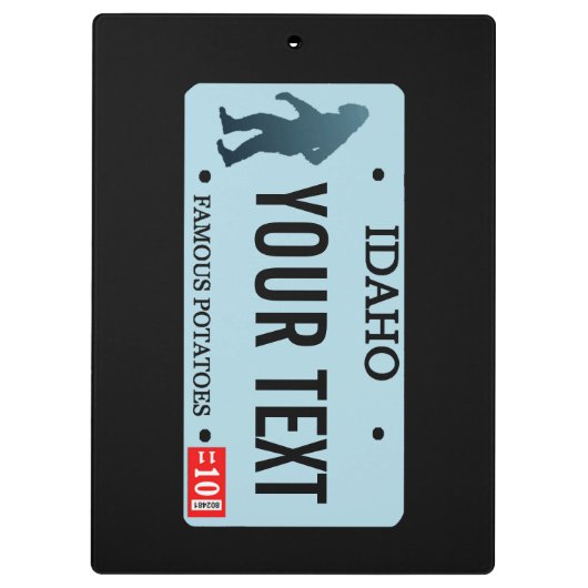 Porte-bloc Plaque de licence Idaho Sasquatch (Dos)