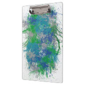 Porte-bloc Plaque de peinture Abstraite (Gauche)