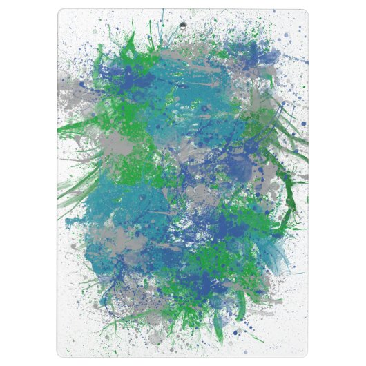 Porte-bloc Plaque de peinture Abstraite (Dos)