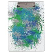 Porte-bloc Plaque de peinture Abstraite (Devant)