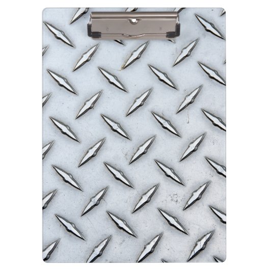 Porte-bloc Plaque diamant en acier (Devant)