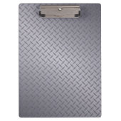 Porte-bloc Plaque diamant gris acier (Devant)
