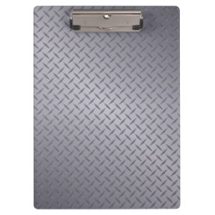 Porte-bloc Plaque diamant gris acier