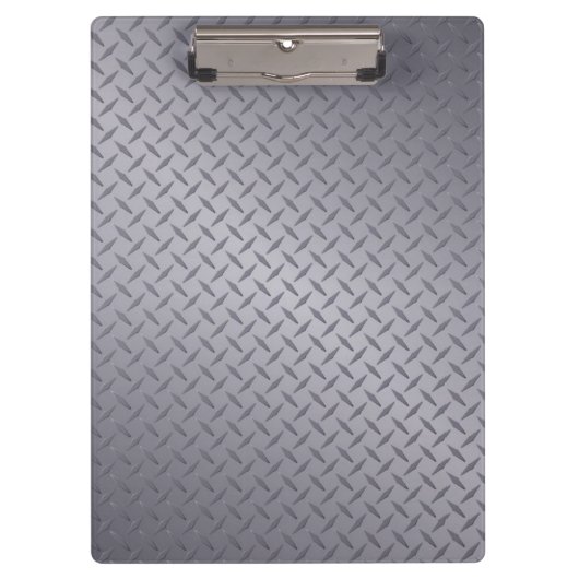Porte-bloc Plaque diamant gris acier (Devant)