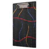 Porte-bloc Plaque et points de peinture rétro (Gauche)