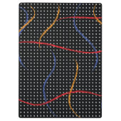 Porte-bloc Plaque et points de peinture rétro (Dos)