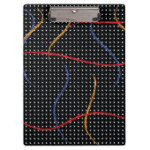 Porte-bloc Plaque et points de peinture rétro (Devant)