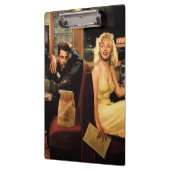 Porte-bloc Plat bleu (Gauche)