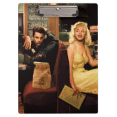 Porte-bloc Plat bleu (Devant)