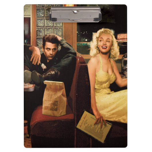 Porte-bloc Plat bleu (Devant)