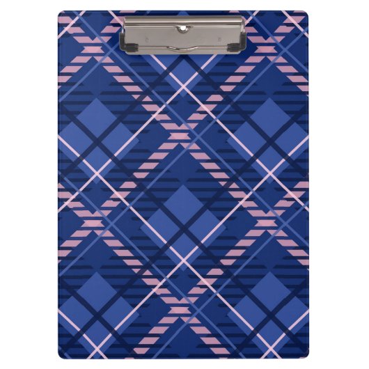 Porte-bloc Plat bleu et rose (Devant)