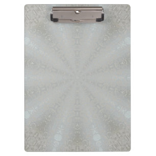 Porte-bloc Platine métal look argent gris Porte - bloc