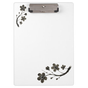 Porte-bloc Plum Blossom Line Art - Porte - bloc botanique