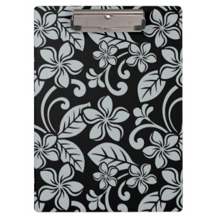 PORTE-BLOC PLUMÉRIE DE L'ÎLE (NOIR/GRIS)