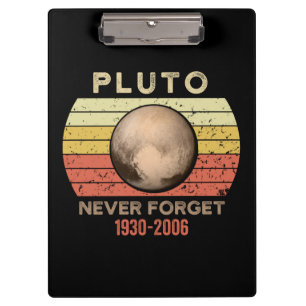 Porte-bloc pluto jamais oublier, eris, lune, astronomie, astr