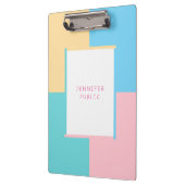 Porte-bloc Plutôt tendance rose jaune bleu vert (Gauche)