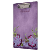 Porte-bloc Plutôt Violet Floral (Gauche)