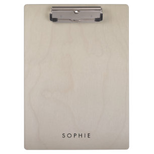 Porte-bloc Plywood bouleau   Grain de bois clair moderne