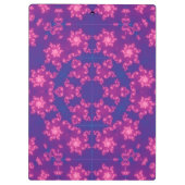 Porte-bloc Pneus ronds Mandela roses et violets (Dos)