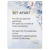 Porte-bloc Poème de l'autonomisation (Dos)