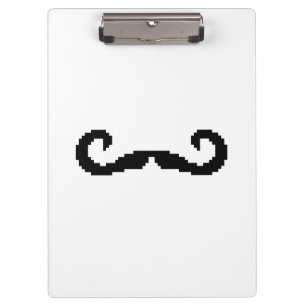Porte-bloc Poignée de 8 bits Pixel Moustache
