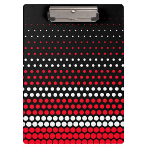 Porte-bloc Point blanc blanc rouge et cadmium