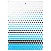 Porte-bloc Point Capri et Polka noir (Dos)