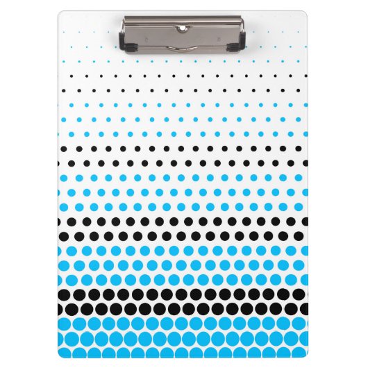 Porte-bloc Point Capri et Polka noir (Devant)