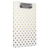 Porte-bloc Point Polka Or Blanc (Swatch)