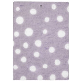 Porte-bloc Points blancs et violets (Dos)