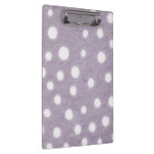 Porte-bloc Points blancs et violets (Swatch)