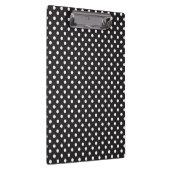 Porte-bloc Points Blancs Noirs Cercles Simples Monochromes (Swatch)