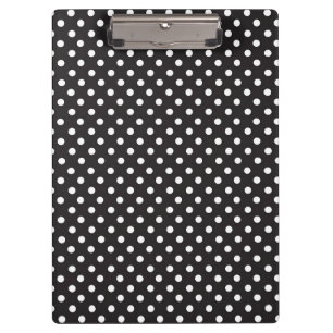 Porte-bloc Points Blancs Noirs Cercles Simples Monochromes