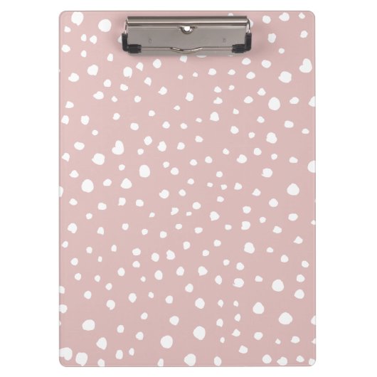 Porte-bloc Points Dalmatiens Rose, Points Dalmatiens, Impress (Devant)