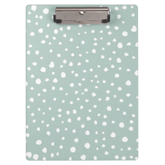 Porte-bloc Points Dalmatiens verts, Points Dalmatiens, Pots D (Devant)