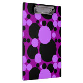 Porte-bloc Points de cercle noir violet porte - bloc à la mod (Swatch)