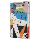 Porte-bloc Points noirs en papier collage (Gauche)