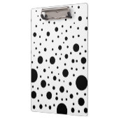 Porte-bloc Points noirs et blancs aléatoires (Gauche)