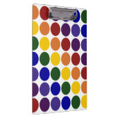 Porte-bloc Pois arc-en-ciel en blanc (Swatch)