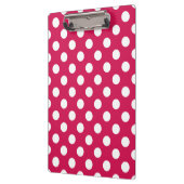 Porte-bloc Pois blancs sur cerise (Gauche)