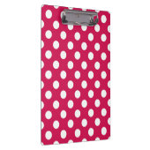 Porte-bloc Pois blancs sur cerise (Swatch)