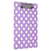 Porte-bloc Pois blancs sur lilas (Swatch)