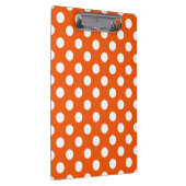 Porte-bloc Pois blancs sur orange (Swatch)
