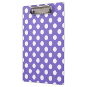Porte-bloc Pois blancs sur perwinkle (Gauche)