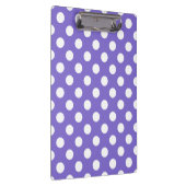 Porte-bloc Pois blancs sur perwinkle (Swatch)