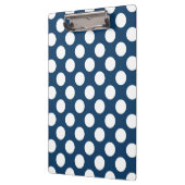 Porte-bloc Pois Bleus de la Marine, Motif à points Polka, poi (Gauche)
