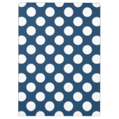 Porte-bloc Pois Bleus de la Marine, Motif à points Polka, poi (Dos)