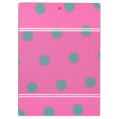 Porte-bloc Pois cool tendance avec chouette personnalisation (Dos)