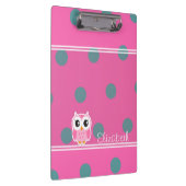 Porte-bloc Pois cool tendance avec chouette personnalisation (Swatch)